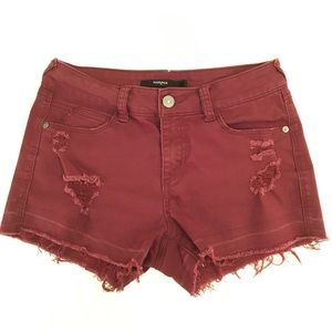 Maroon shorts